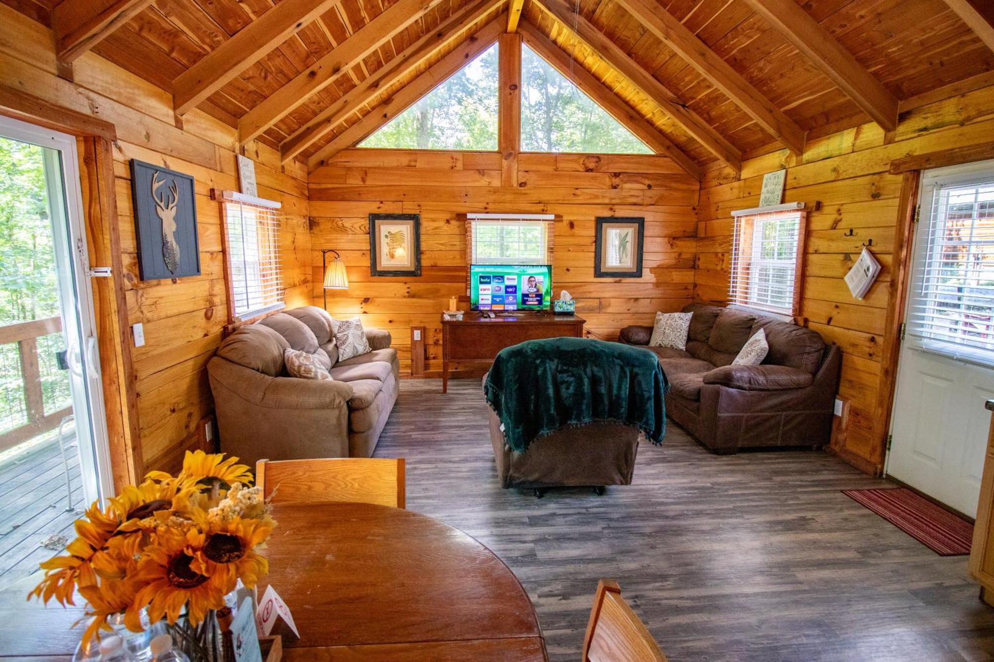 Kozy Haven Log Cabin Rentals Columbia エクステリア 写真
